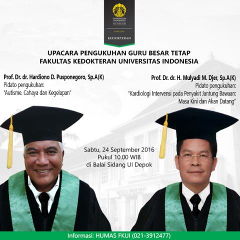 Pengukuhan Guru Besar FKUI | UIupdate